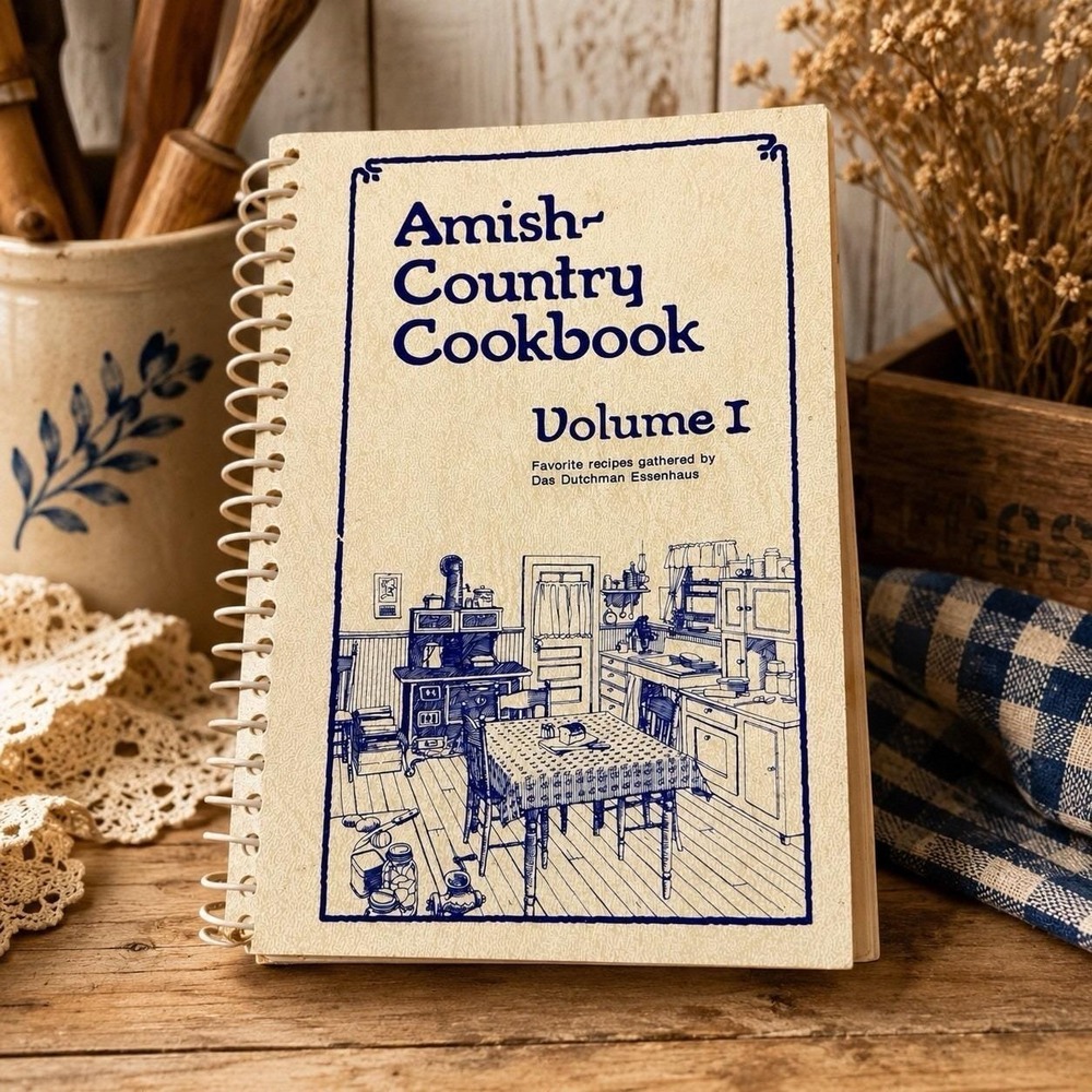Amish Country Cookbook Vol 1 1979 Revised Spiral Cookbook Das Dutchman Essenhaus